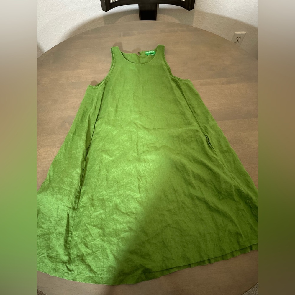 United Colors Of Benetton Vibrant Green Midi Dress